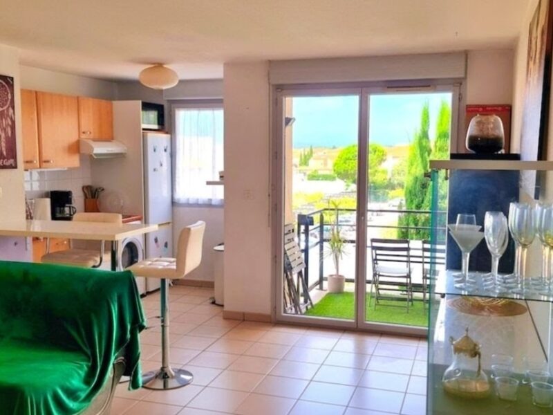 Appartement lumineux avec piscine 4 couchages à SAINT-ESTEVE (66)