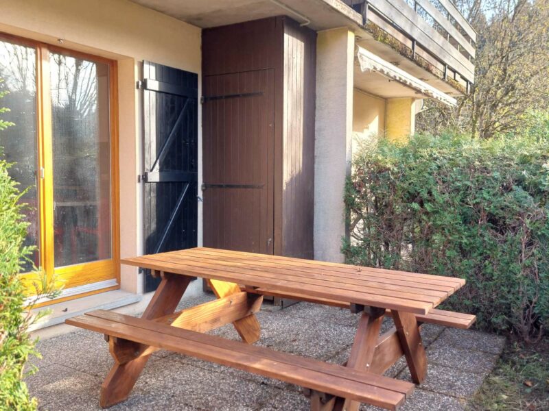 Appartement T2 la Clairière du lac, plain-pied, terrasse fermée