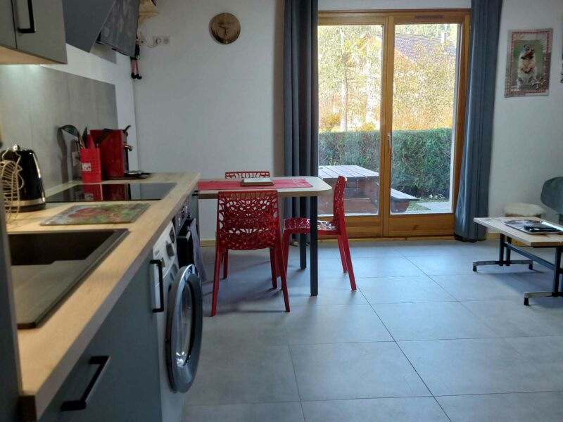 Appartement T2 la Clairière du lac, plain-pied, terrasse fermée