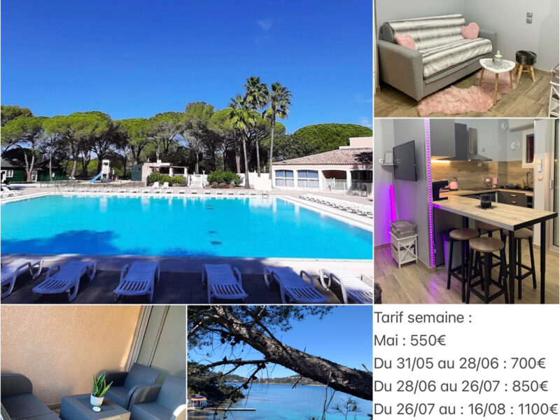 Joli Studio climatisé avec piscine à Saint Raphaël