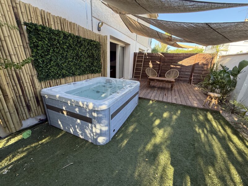 Rez de jardin cosy jacuzzi